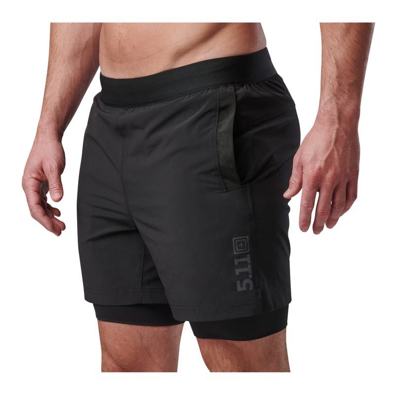 5.11 Tactical PT-R Physical Training Ready Shorts (Category: Shorts) located in Bacolod City. Submitted by ejaybancal2 (Listing ID 1465945558, Image 2). Description: - Brand: 5.11 Tactical PT-R Training Shorts - Color: Black - Size: Large - Style: Built-in liner with elastic waistband and logo tag - Features: Lightweight performance material and convenient side pockets - Condition: Clean, well-maintained, and ready to wear - Ideal for: Gym sessio