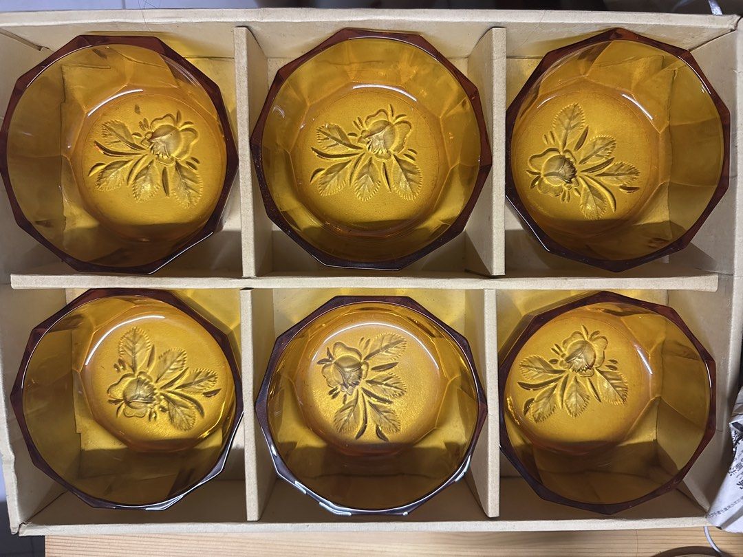 6 pcs. Soga glass bowl (Category: Dinnerware & Cutlery) located in Antipolo. Submitted by queens.collections (Listing ID 1465876462, Image 2). Description: Skussj103262c.