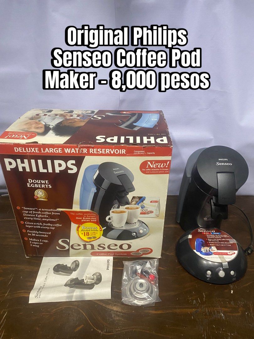 🇺🇸 Original Philips Senseo Coffee Pod Maker (Category: Coffee Machines & Makers) located in Manila. Submitted by dealrack (Listing ID 1465877424, Image 1). Description: .