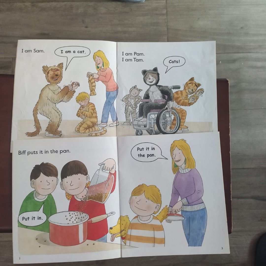 全新 Oxford Reading Tree: Level 1+ Floppy's Phonics Fiction 系列英文拼音讀本 （分類：兒童書籍）位於 Hong Kong。 由 chanchan809 提交（商品編號 1465904735，圖片 3）。簡介： 全新 Oxford Reading Tree: Level 1+ Floppy's Phonics Fiction 系列英文拼音讀本 書籍特色 適合年齡：約 4 至 5 歲兒童初學英文拼音（Phonics）使用。 主要內容：包含《Cats》、《Pop》、《Mud》、《Big, Bad Bug》、《Hats》、《A Big Mess》等故事。 坑口站客務中心交收或順豐到付，謝謝。
