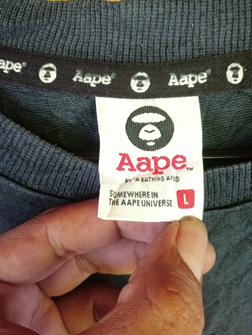 AAPE (Category: Tshirts & Polo Shirts ) located in Caloocan City. Submitted by keenfox-8542 (Listing ID 1465799973, Image 3). Description: 22x26 no issue 9.7/10 color rate.