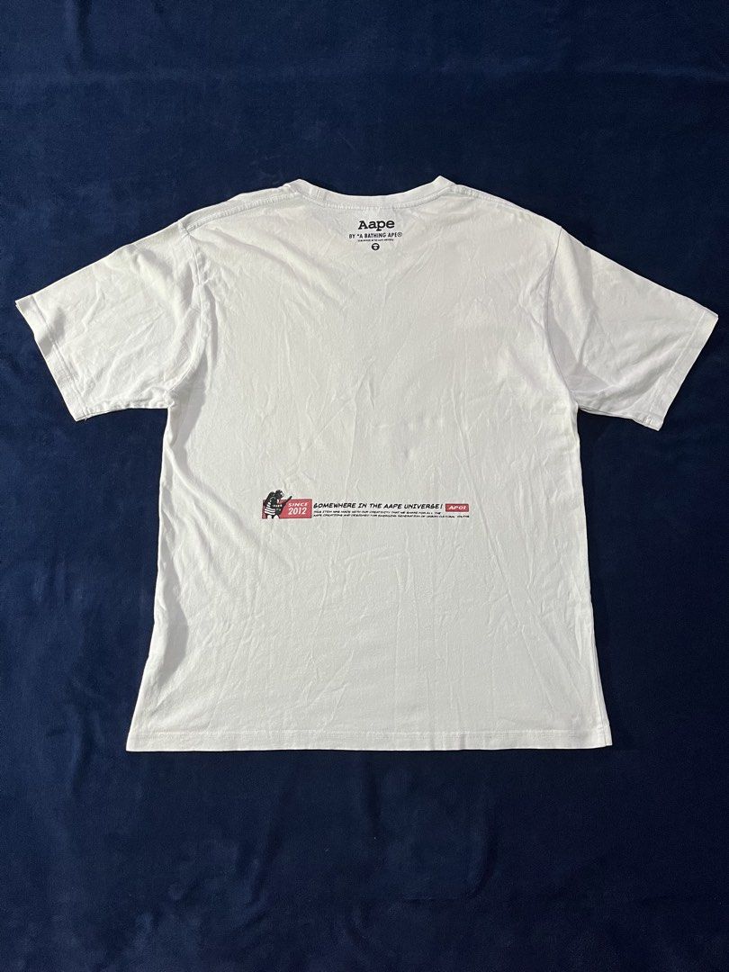 Aape Univs Tee (Category: Activewear) located in Antipolo. Submitted by jerpilemon (Listing ID 1465775967, Image 2). Description: XLarge on tag Need Wash.