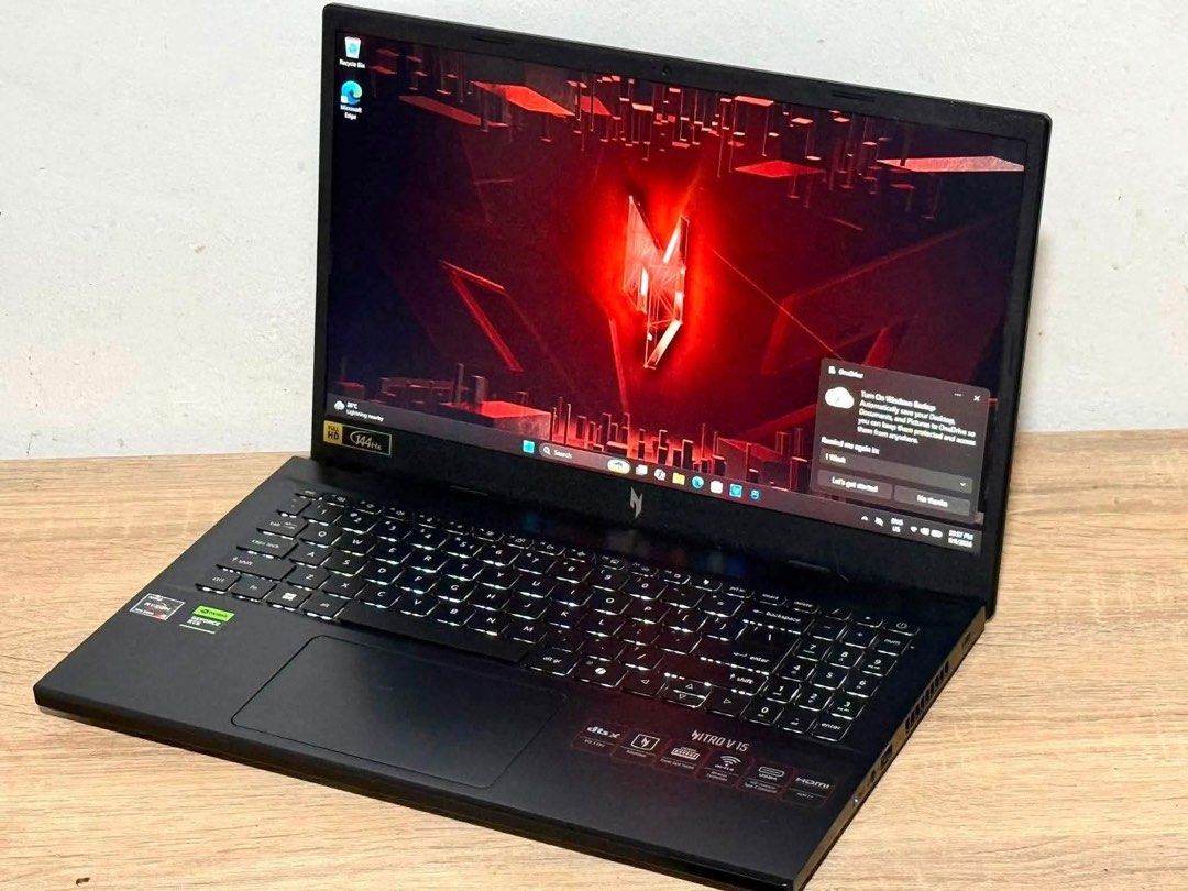 ACER NITRO V15 (Category: Laptops & Notebooks) located in Manila. Submitted by estillomopatricia (Listing ID 1465896313, Image 2). Description: ₱34,990 only 🔥🔥🔥 No issue. Good condition. ACER NITRO V15 AMD RYZEN 5 7535HS 8GB RAM 512GB RTX 2050 165HZ 15.6 INCH FHD BACKLIT KEYBOARD 💻Good for Gaming, Autocad, Editing, & WFH 💻Ready to use. Specification ▪️AMD RYZEN 5 7535HS with Radeon Graphics ▪️8GB MEMORY RAM DDR5 ▪️512GB SSD ▪️NVIDIA GEFORCE 