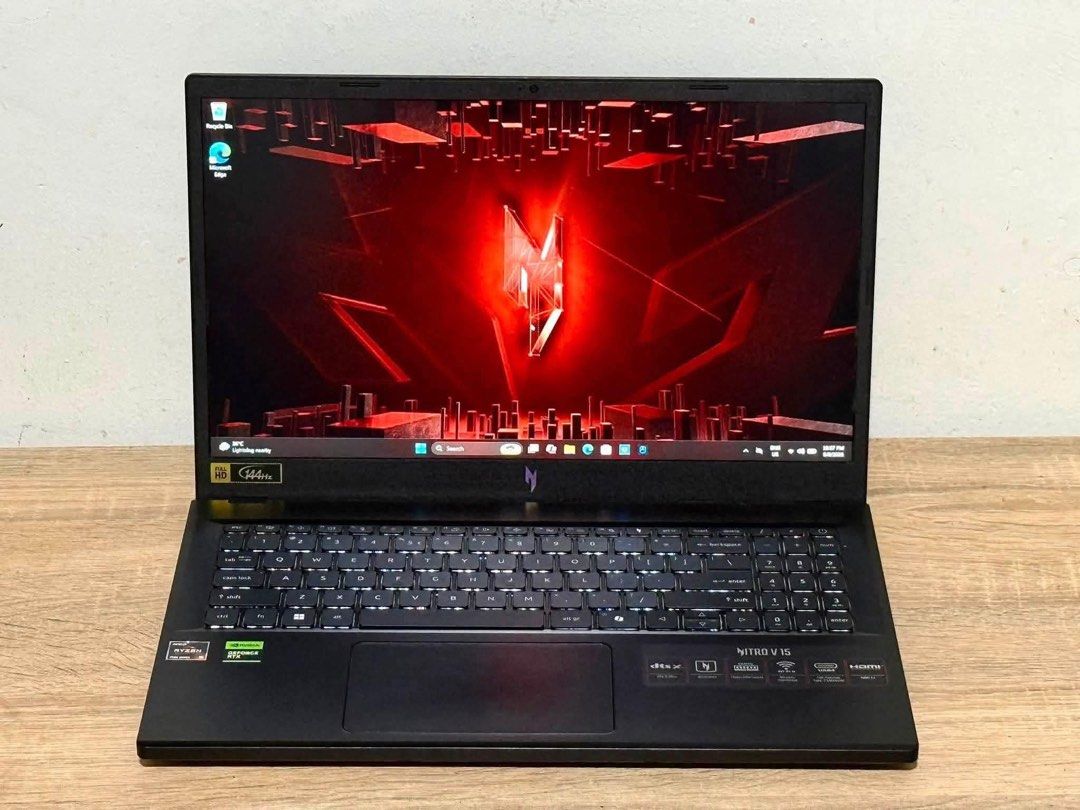ACER NITRO V15 (Category: Laptops & Notebooks) located in Manila. Submitted by estillomopatricia (Listing ID 1465896313, Image 1). Description: ₱34,990 only 🔥🔥🔥 No issue. Good condition. ACER NITRO V15 AMD RYZEN 5 7535HS 8GB RAM 512GB RTX 2050 165HZ 15.6 INCH FHD BACKLIT KEYBOARD 💻Good for Gaming, Autocad, Editing, & WFH 💻Ready to use. Specification ▪️AMD RYZEN 5 7535HS with Radeon Graphics ▪️8GB MEMORY RAM DDR5 ▪️512GB SSD ▪️NVIDIA GEFORCE 
