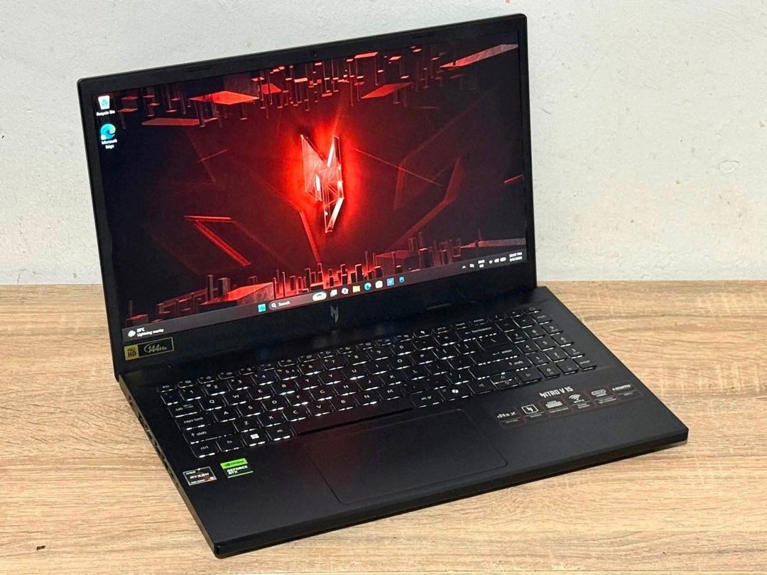 ACER NITRO V15 (Category: Laptops & Notebooks) located in Manila. Submitted by estillomopatricia (Listing ID 1465896313, Image 3). Description: ₱34,990 only 🔥🔥🔥 No issue. Good condition. ACER NITRO V15 AMD RYZEN 5 7535HS 8GB RAM 512GB RTX 2050 165HZ 15.6 INCH FHD BACKLIT KEYBOARD 💻Good for Gaming, Autocad, Editing, & WFH 💻Ready to use. Specification ▪️AMD RYZEN 5 7535HS with Radeon Graphics ▪️8GB MEMORY RAM DDR5 ▪️512GB SSD ▪️NVIDIA GEFORCE 