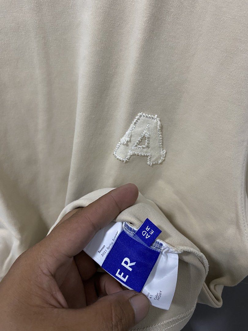 ADER Error A Logo Ivory T-Shirt Size A1 (Category: Tshirts & Polo Shirts ) located in Manila. Submitted by castromerb32733 (Listing ID 1465927136, Image 2). Description: 21x27.