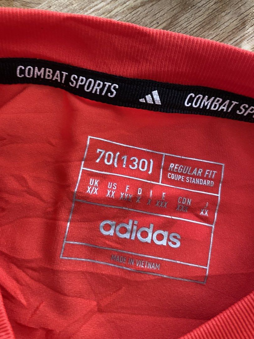 Adidas Combat Sports Drifit (Category: Activewear) located in Davao. Submitted by workmensph (Listing ID 1465785322, Image 3). Description: Size Small 16” x 22” Excellent Condition.