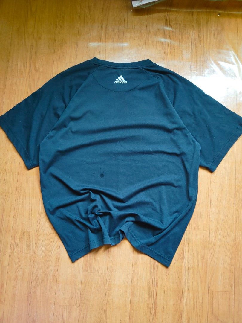 ADIDAS DARK BLUE/NAVY (Category: Tshirts & Polo Shirts ) located in Pasig City. Submitted by melvincorre004 (Listing ID 1465858907, Image 2). Description: DARK BLUE NAVY COLOR RATE 9/10 NO ISSUE DIMES: W-21 x L- 27.