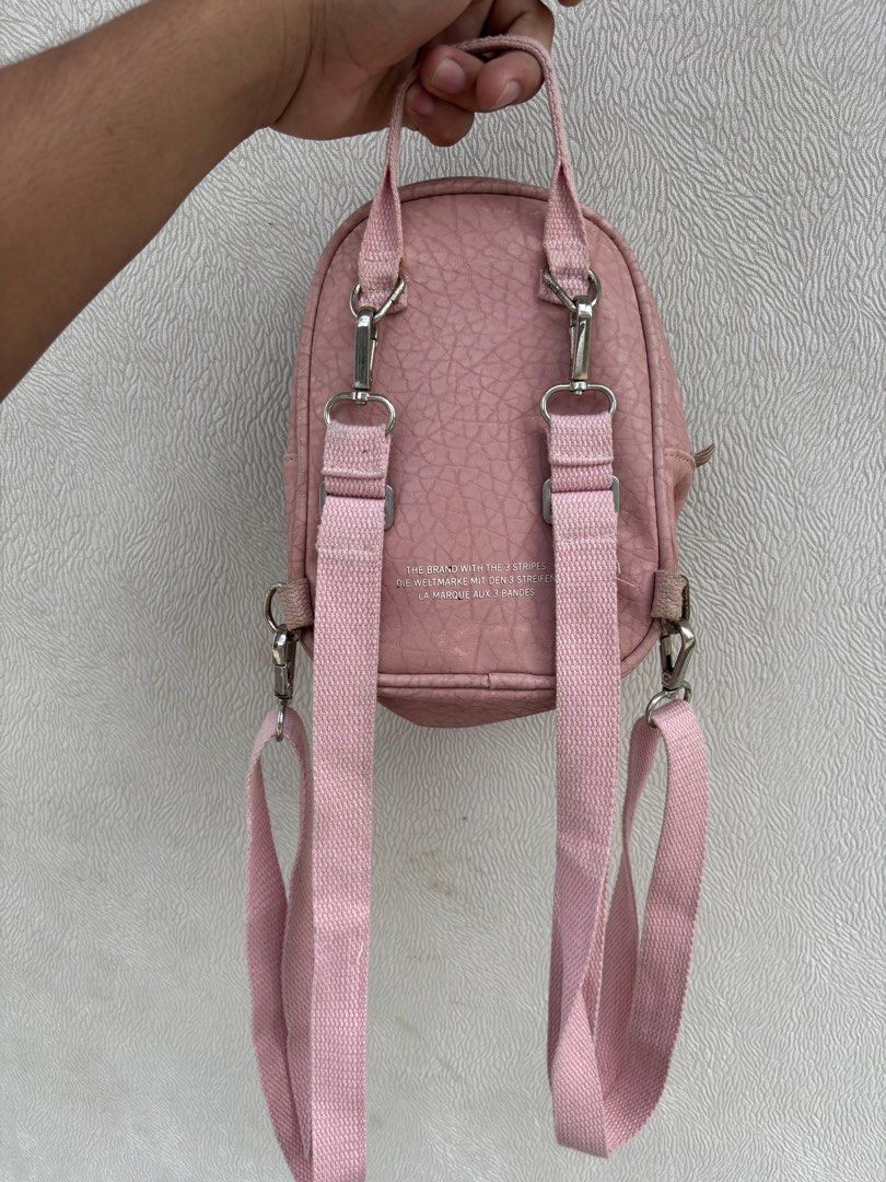 Adidas Mini Backpack (Category: Backpacks) located in Baybay. Submitted by thrift.ed2023 (Listing ID 1465765208, Image 3). Description: Adidas Mini Backpack Issue -Sign of usage Excellent Condition.