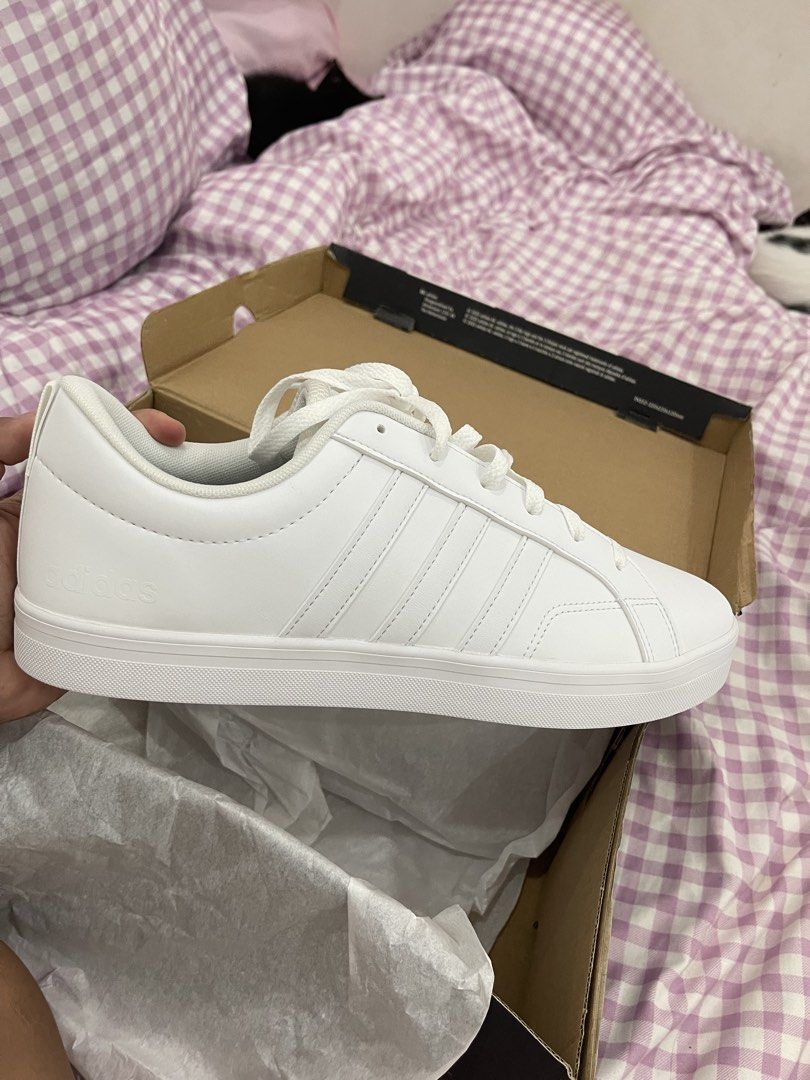 ADIDAS ORIG WHITE (Category: Dress Shoes) located in Manila. Submitted by _chxnuggets1627 (Listing ID 1465840225, Image 3). Description: 👟 FOR SALE: adidas VS Pace 2.0 adidas VS Pace 2.0 — HP6012 📏 Size: US 11 / UK 10.5 / EU 45⅓ 🇻🇳 Made in Vietnam 📦 With original box 🐧 BRAND NEW 💰 Selling for ₱2,300— brand new condition Negotiable for sure buyers ✨ Clean and classic everyday sneakers ✨ Original adidas ✨ Perfect for casual wear / everyday u