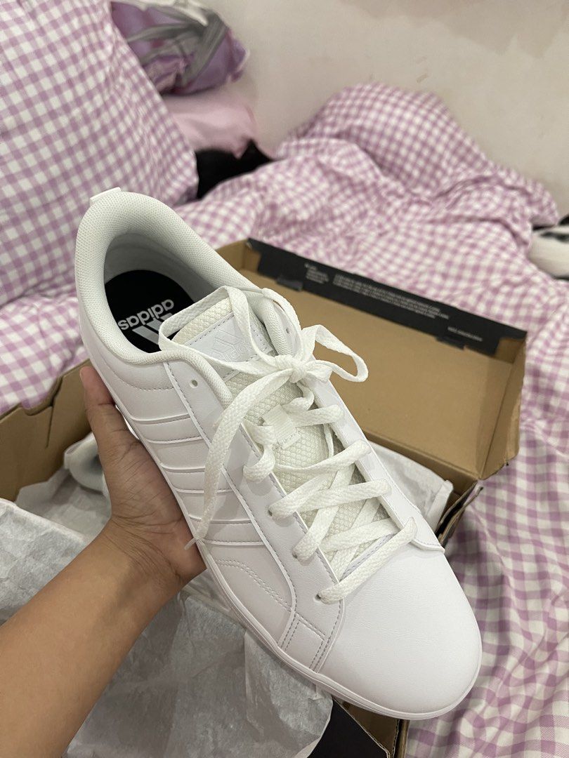 ADIDAS ORIG WHITE (Category: Dress Shoes) located in Manila. Submitted by _chxnuggets1627 (Listing ID 1465840225, Image 2). Description: 👟 FOR SALE: adidas VS Pace 2.0 adidas VS Pace 2.0 — HP6012 📏 Size: US 11 / UK 10.5 / EU 45⅓ 🇻🇳 Made in Vietnam 📦 With original box 🐧 BRAND NEW 💰 Selling for ₱2,300— brand new condition Negotiable for sure buyers ✨ Clean and classic everyday sneakers ✨ Original adidas ✨ Perfect for casual wear / everyday u