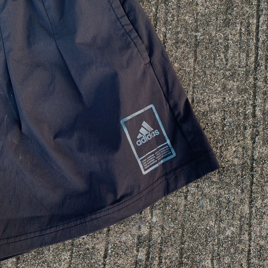 Adidas Running short naylon (Category: Shorts) located in Manila. Submitted by _thrift.clothes._ (Listing ID 1465951856, Image 2). Description: Adidas Running short naylon Size:Small W:26 L:14.