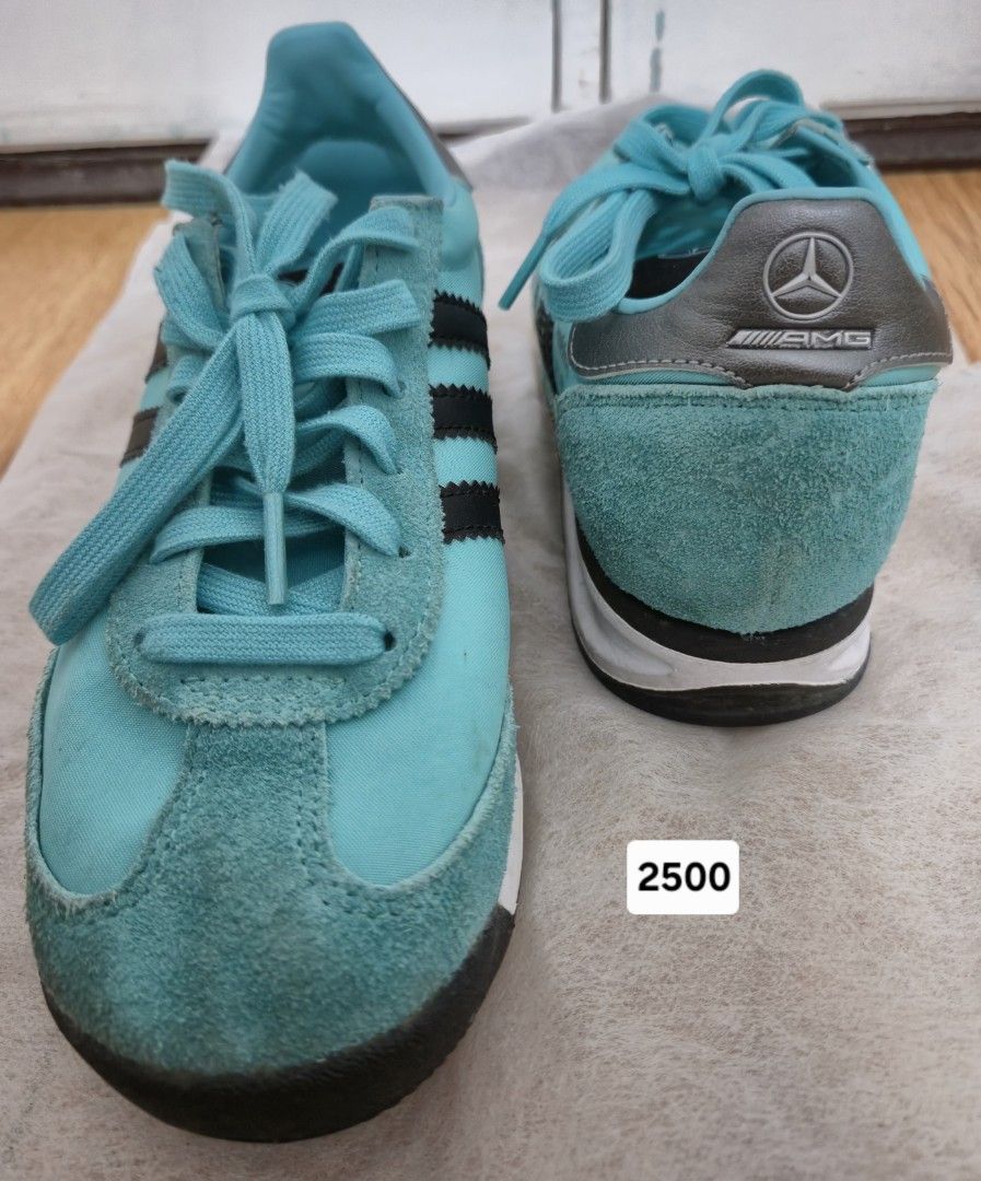 Adidas SL 72 RS (Category: Sneakers) located in Manila. Submitted by yoongi.zurc (Listing ID 1465854945, Image 1). Description: - Color: Mercedes Core White / Core Black / Silver Metallic - Size: US 5.5 / UK 5 / EUR 38 - no more box (i don't keep it) - rfs: decluttering.