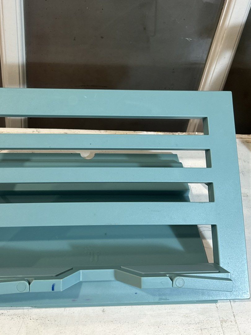 Adjustable Plastic Book Stand Reading Holder (Category: Stationery & School Supplies) located in Manila. Submitted by rox_thrift12 (Listing ID 1465904425, Image 3). Description: Very useful pa din, hindi ko na nagagamit since hndi na ko student - Color: Vibrant Green - Foldable & Space-Saving: Lays completely flat when stored - Adjustable Angles: Features a slotted back panel and metal bracket for multiple reading positions - Secure Page Holders: