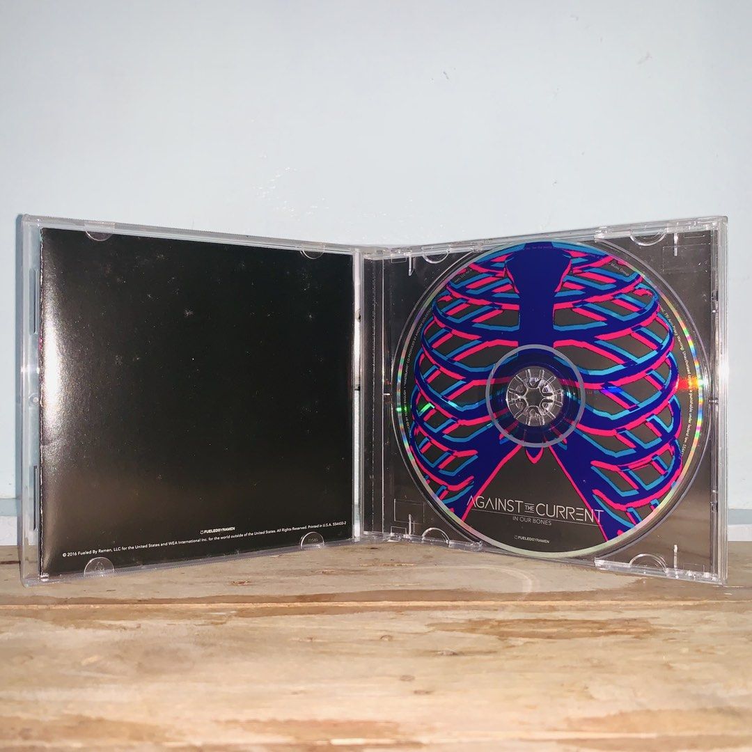 Against The Current - In Our Bones CD Album (Category: CDs & DVDs) located in Caloocan City. Submitted by offthegridfinds (Listing ID 1465945914, Image 2). Description: - Artist / Album: Against The Current - In Our Bones (Debut Studio Album) - Release Year & Label: 2016, Fueled By Ramen - Format: Standard jewel case CD - Inclusions: Original album booklet with lyrics, band photos, and credits - Condition: Disc and case are both intact and well-m