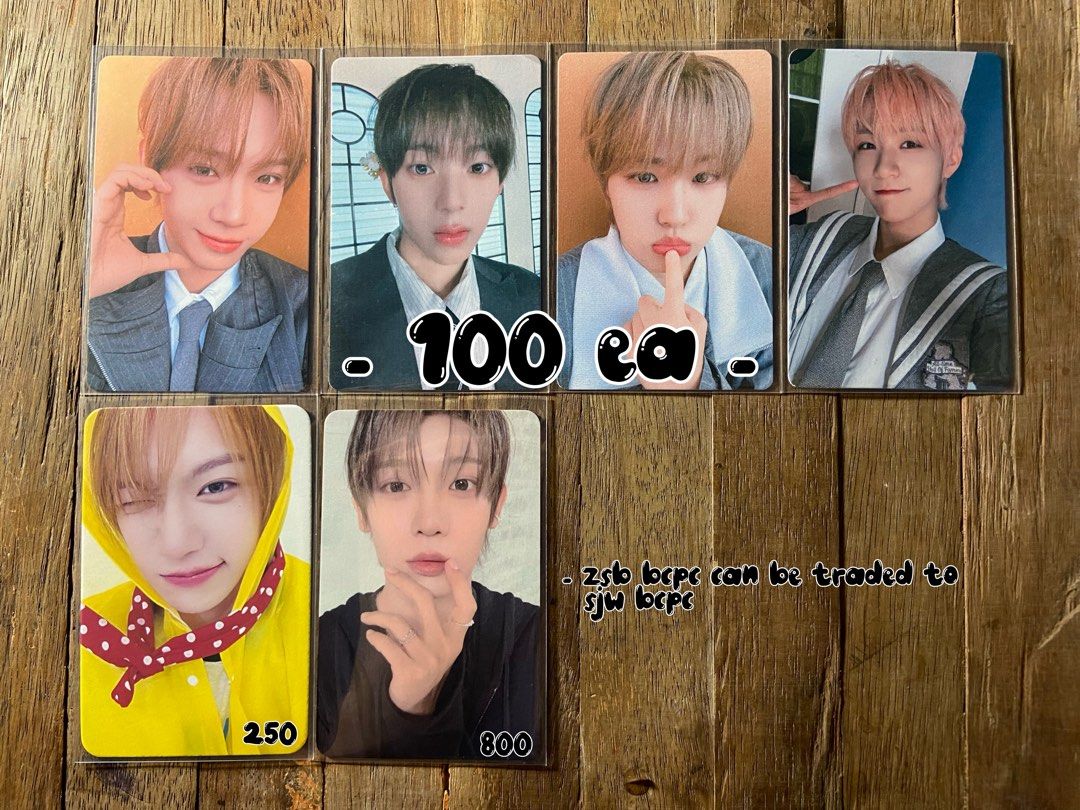 AHOF Photocards (Category: K-Wave Merchandise) located in Manila. Submitted by peachycartz_ (Listing ID 1465762543, Image 1). Description: ᝰ.ᐟ wts lfb ph | #sam_sellz ୨୧ AHOF Photocards ⋮ ₱ 100-850 ⋮ onhand, x sensi ⋮ gcash, jnt, prio payo/5d w nrdp › reply/dm to claim .ᐟ SHUAIBO BCPC CAN BE TRADED TO JEONGWOO COUNTERPART.