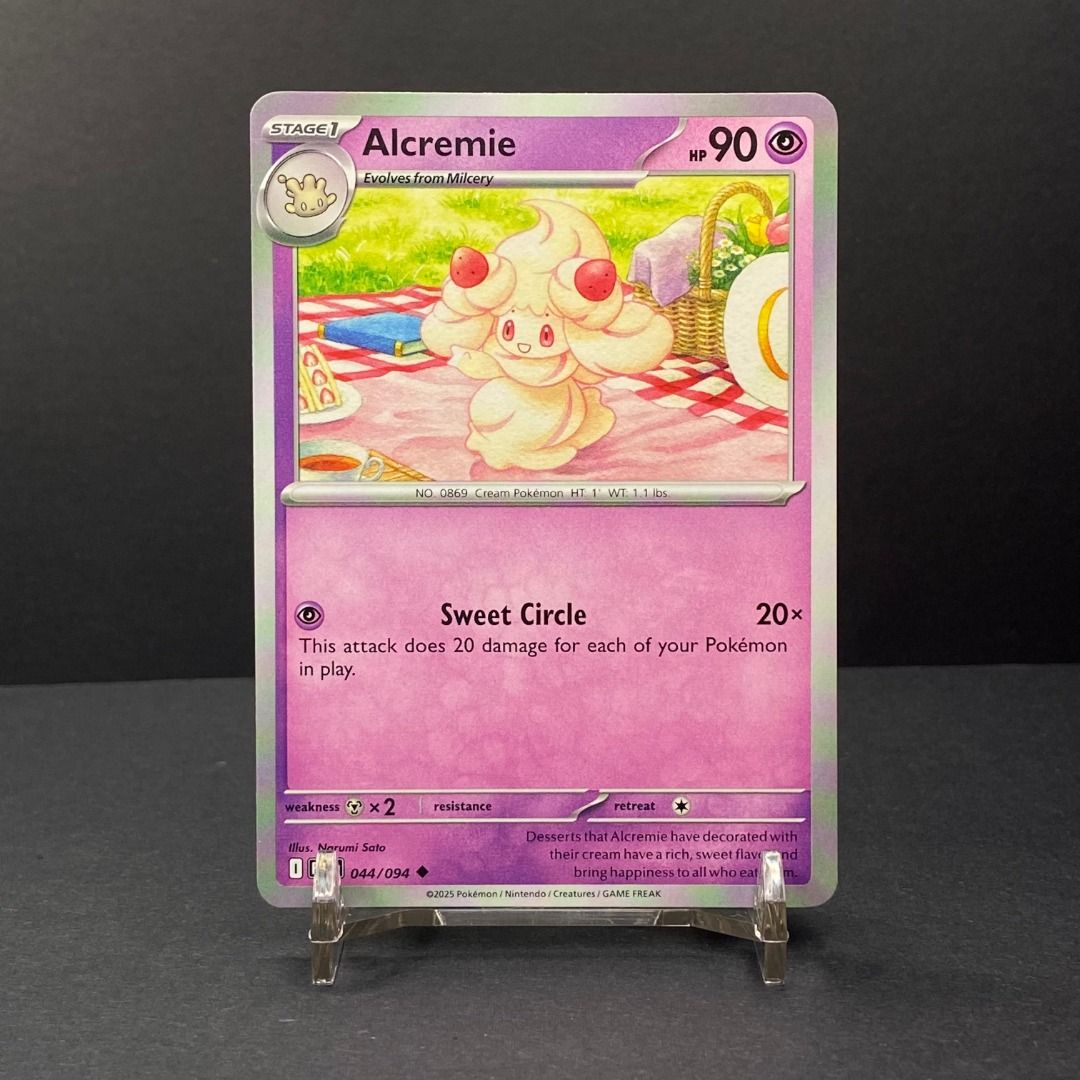 Alcremie 044/094 Uncommon (Category: Raw Singles) located in Pasig City. Submitted by precycled_ (Listing ID 1465874085, Image 1). Description: Condition : NM-LP 2 copies available . . . ‼️BUY AT YOUR OWN RISK ❗Payment First Basis 📌Be 100% SURE before submitting the form 📌1 DAY Reservation ONLY! ❌No Pick-up / No Meet up ❌No RETURN / EXCHANGE ❌No RUSH ❌No CANCELLATIONS ❌Don't BUY our products if you are flaw conscious ⚠️Seller is NOT liable for 