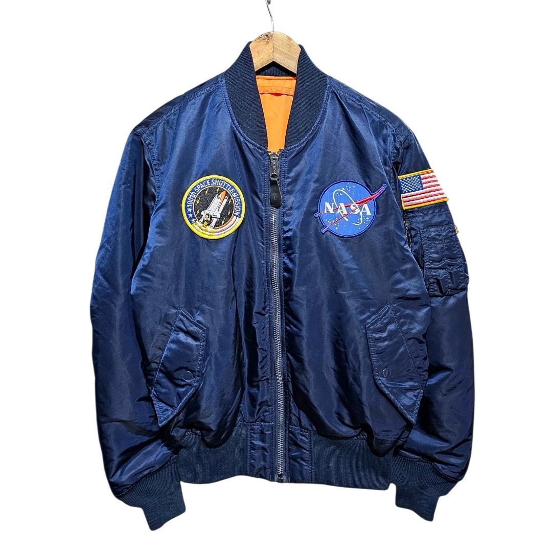 Alpha Industries x NASA MA-1 Flight Bomber Jacket (Category: Coats, Jackets and Outerwear) located in Las Pinas. Submitted by theloopcloset (Listing ID 1465898605, Image 1). Description: Alpha Industries x NASA MA-1 Flight Bomber Jacket Size: Medium on tag Dimensions: 26W x 27 3,480+sf.