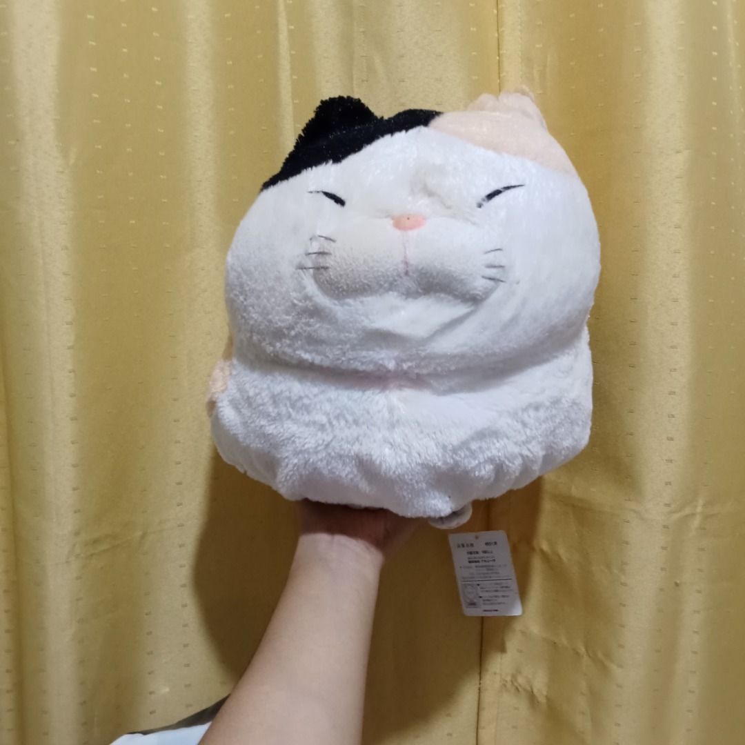 Amuse Big Calico Cat Plush (Category: Plushies & Soft Toys) located in Quezon City. Submitted by trinket_cat (Listing ID 1465855719, Image 1). Description: - Super soft and squishy calico cat plushie - Features a sweet stitched sleepy face and pink nose - Distinct black and orange patches with a cute little tail - Surrounded by ultra-fluffy white fur - Brand new with original tag still attached - Perfect for gifts or cuddling.
