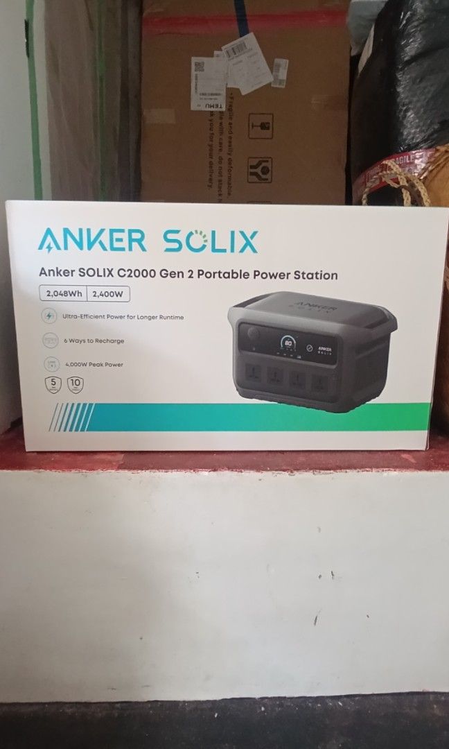 Anker SOLIX C2000 Gen2 portable power Station (Category: Other Home Appliances) located in Manila. Submitted by piqueroleo41410 (Listing ID 1465830679, Image 1). Description: .