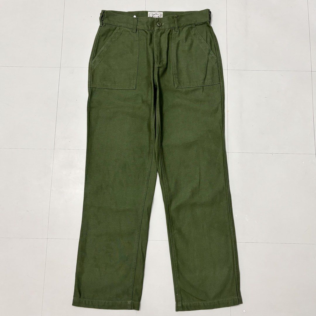 Annie Hall & Co., Military Baker Pants (Category: Trousers) located in Makati City. Submitted by bzspr (Listing ID 1465871863, Image 2). Description: Annie Hall Military Baker Pants Waist 32 inches Length 40 inches Leg Opening 8.5 inches.