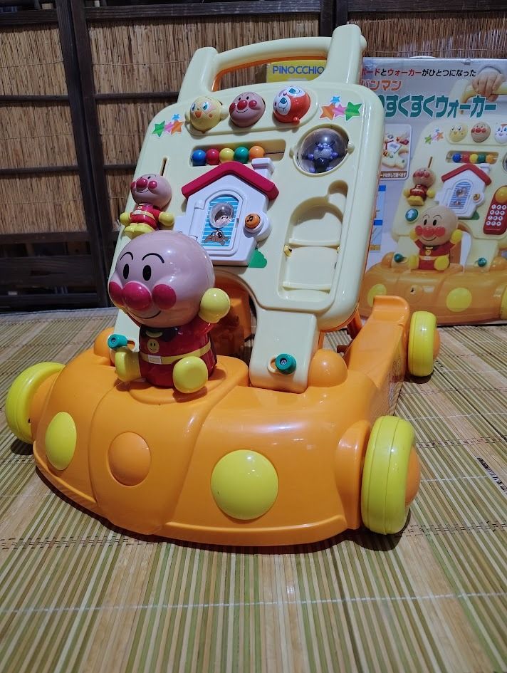 ANPANMAN PUSH WALKER (Category: Interactive Toys) located in Dasmarinas. Submitted by k3japanstoreph (Listing ID 1465889070, Image 2). Description: ANPANMAN PUSH WALKER Japanese Anpanman push walker in very good condition. • Comes with original box • Working lights and sounds • Missing phone accessory • Overall condition: Very good Price: ₱985 Open for reservation with 50% down payment. Reservation is valid for up to 7 days. BOUTIQUE LAYAWAY • 50