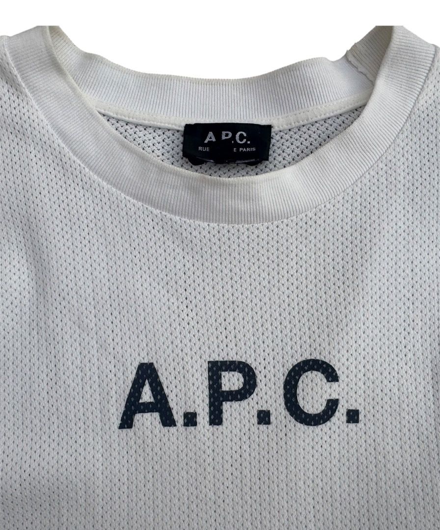 APC Mesh Tshirt (Category: Shirts) located in Kabankalan. Submitted by secondhandgems2 (Listing ID 1465763299, Image 2). Description: Size Large (21W 23L) Excellent Condition Boxy Type Authentic .
