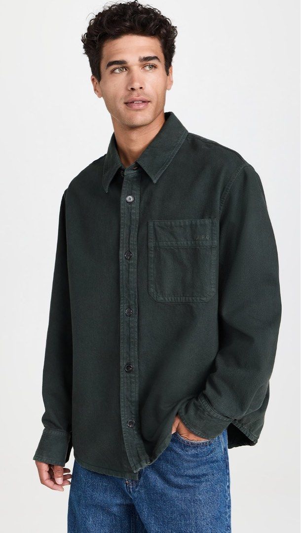 APC Surchemise Basile Brodee Overshirt (Category: Activewear) located in Los Banos. Submitted by 4030.archives. (Listing ID 1465794503, Image 3). Description: APC Surchemise Basile Brodee Overshirt 5500 Pesos Large Length : 29 inches Width : 24 inches Good as new.
