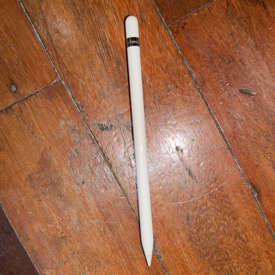 Apple Pencil 1st Generation (Category: Other Accessories) located in Quezon City. Submitted by blytheu (Listing ID 1465845547, Image 1). Description: - Authentic Apple Pencil 1st Generation - Charges and pairs directly via Lightning connector - Normal signs of handling, tip screws off smoothly - Compatible with older iPad models supporting Lightning accessories.