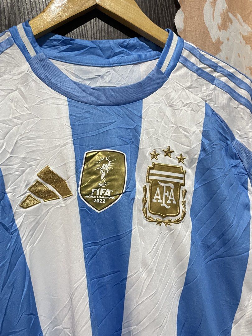 ARGENTINA FOOTBALL JERSEY (Category: Tshirts & Polo Shirts ) located in Cagayan de Oro. Submitted by dwight_666 (Listing ID 1465864885, Image 2). Description: ADIDAS ARGENTINA JERSEY size 2xl on tag 22x31 complete tags excellent condition flawless no issue color rate: 9.5/10.