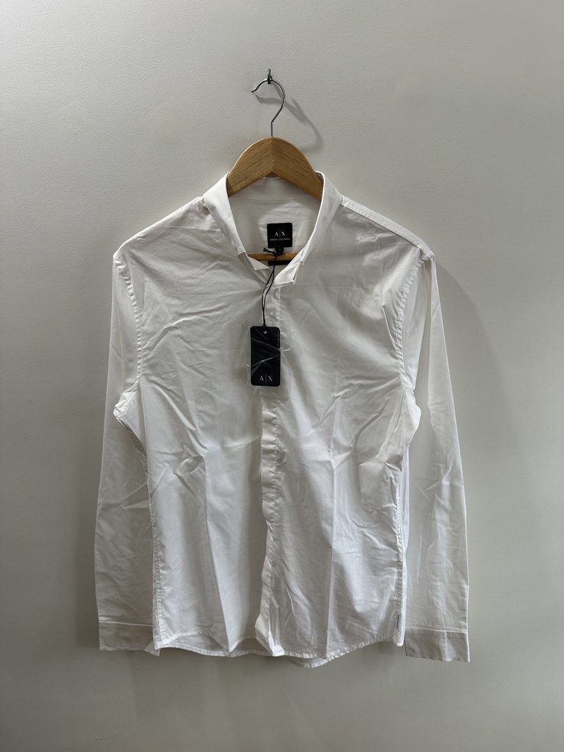 Armani Exchange Button Down Shirt (Category: Formal Shirts) located in Baguio. Submitted by .daryl (Listing ID 1465846777, Image 1). Description: 20 width 29 length .