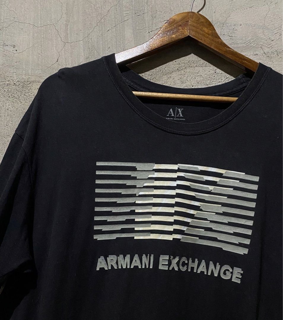 ARMANI EXCHANGE TEE (Category: Tshirts & Polo Shirts ) located in Davao. Submitted by ronz31 (Listing ID 1465944074, Image 3). Description: PTPA/FS ARMANI EXCHANGE LOGO TEE XL W:23" L:30" DM📩.