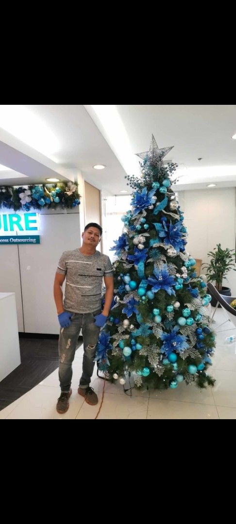 Artificial Christmas Tree with Ornaments and Lights (Category: Other Home Decor) located in Quezon City. Submitted by jp_panganiban (Listing ID 1465883486, Image 2). Description: good day po s MGA naghahanap magagand Ng kanilang Christmas decorations Kami na po bahala sir/maam 17yrs na po akong decorator from SM pm is the key 09917651030 09166060839.