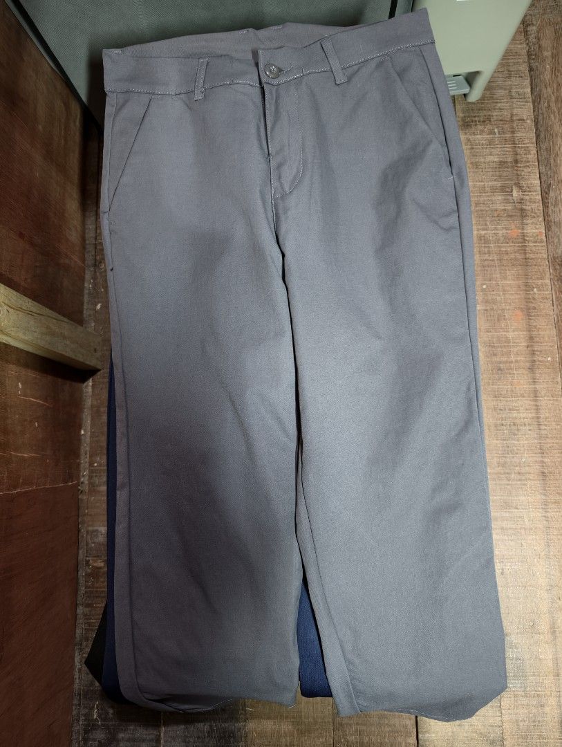 Assorted Straight Cut Pants Trousers (Category: Trousers) located in Caloocan City. Submitted by alpahigon (Listing ID 1465851324, Image 2). Description: sizes: 31-34 inches Rfs: decluttering.
