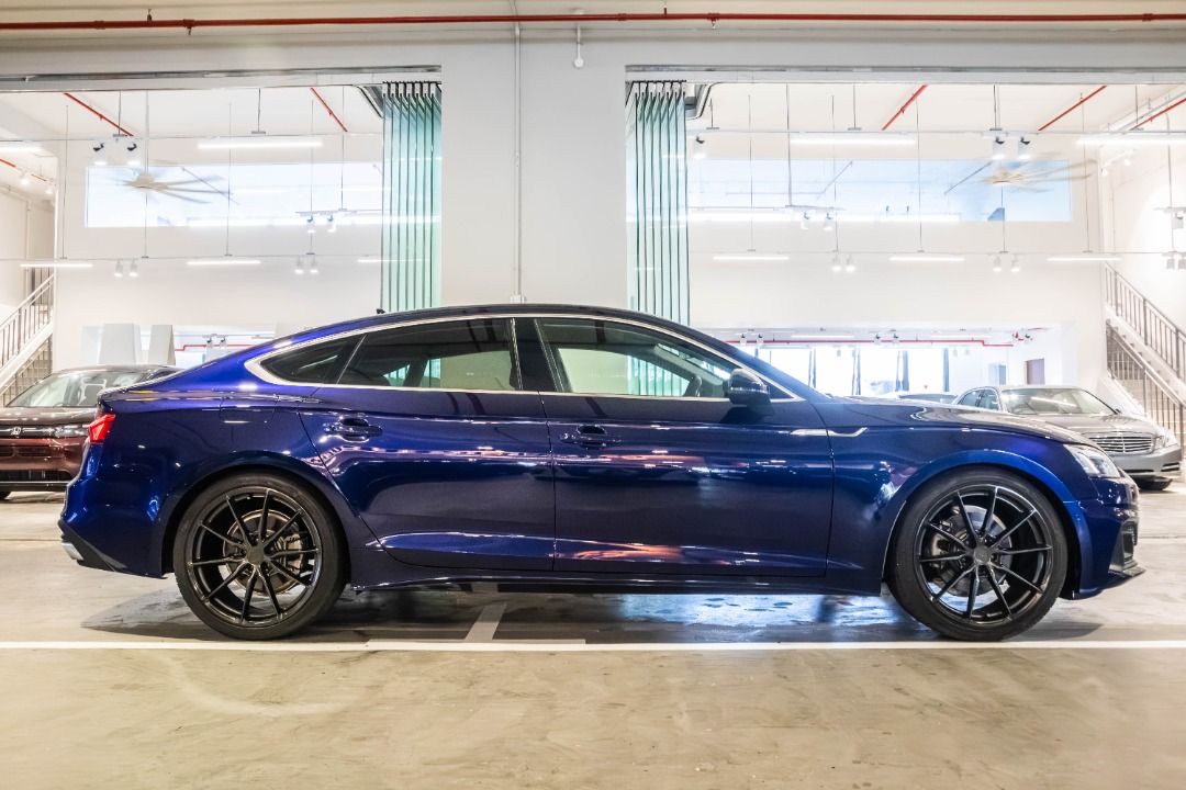 Audi A5 Sportback Mild Hybrid 2.0A TFSI S-tronic Auto (Category: Used Cars) located in Singapore. Submitted by vinsautogroup (Listing ID 1465825448, Image 2). Description: Why Vin's Automotive Group? ✅ 100% loan available ✅ Competitive interest rates ✅ Flexible financing options available for all credit profiles ✅ High trade-in value ✅ Inhouse workshops for convenience 🏆 SGX-listed 🏆 Established since 1987, SME500 Award Winner 🏆 100s of 5-star