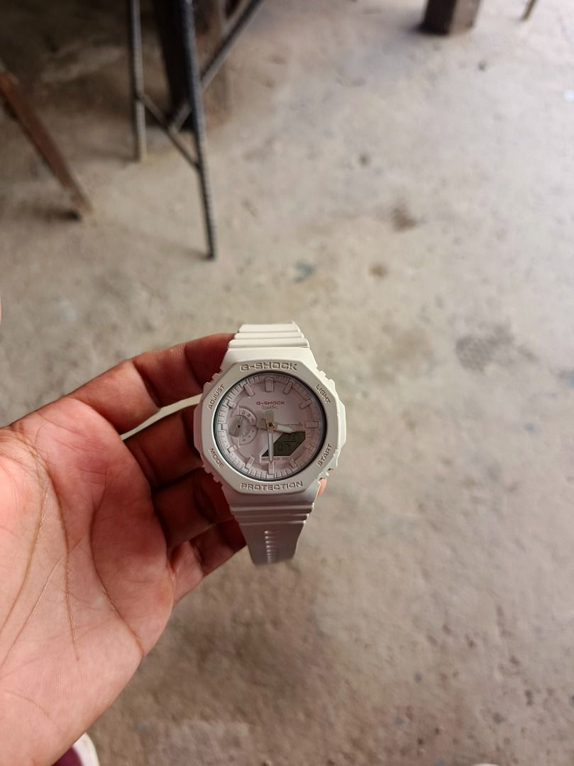 Authentic G-Shock GMA-S110BA for sale (Category: Luxury Accessories) located in Caloocan City. Submitted by mhac.d (Listing ID 1465833884, Image 2). Description: ‎FOR SALE: Authentic G-Shock GMA-S110BA (Black-out S-Series) Price: ₱3,000 (Slightly negotiable) ‎ ‎- 100% Original / Authentic G-Shock ‎- Unit only (No box/tin included) ‎- Condition: 7.5/10 ‎- Glass face is 100% CLEAR (No scratches on screen) ‎- Minor visible dents on the plastic outer