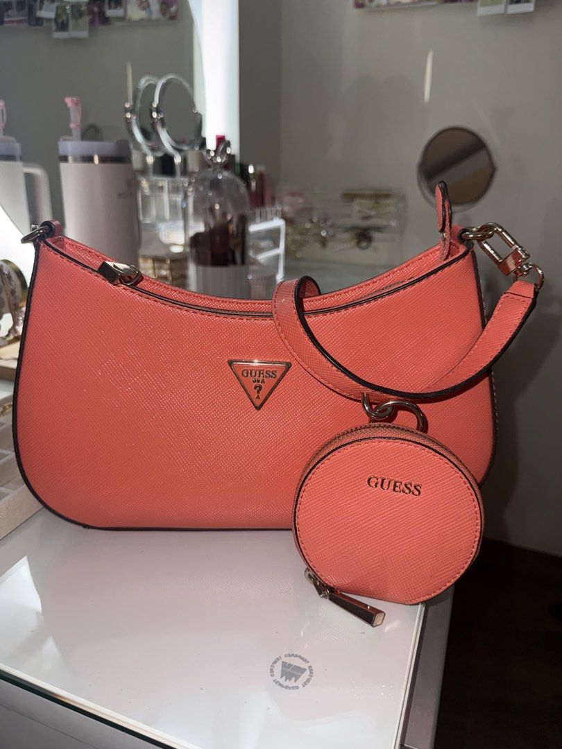 Authentic Guess Alexie Shoulder Bag (Category: Shoulder Bags) located in Quezon City. Submitted by prelovedbyvielle (Listing ID 1465919807, Image 1). Description: - 💯 AUTHENTIC GUESS - RFS: Decluttering - No Box - No Dust Bag - DM for more info 💗.
