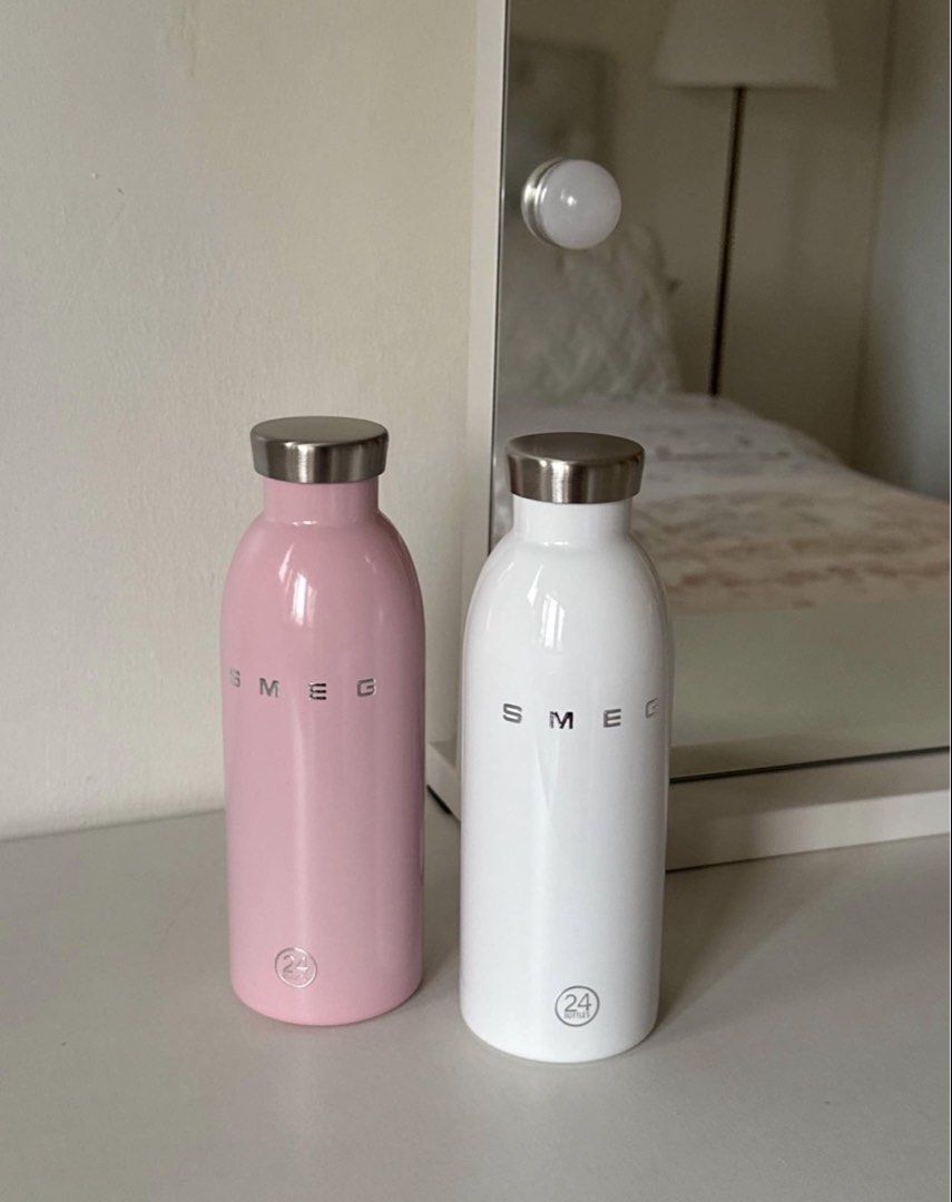 AUTHENTIC SMEG INSULATED BOTTLES (Category: Water Bottles & Tumblers) located in Mandaluyong City. Submitted by coucoucloset (Listing ID 1465888839, Image 3). Description: AUTHENTIC SMEG INSULATED BOTTLES • Brand: SMEG • Condition: Brand new, never used • Origin: got from my travel in Sweden last year • Colors available: Black, Red, White, Butter Yellow, Pink & Teal • Inclusions: Original box • Authenticity: Authentic SMEG • Reason for Selling: B