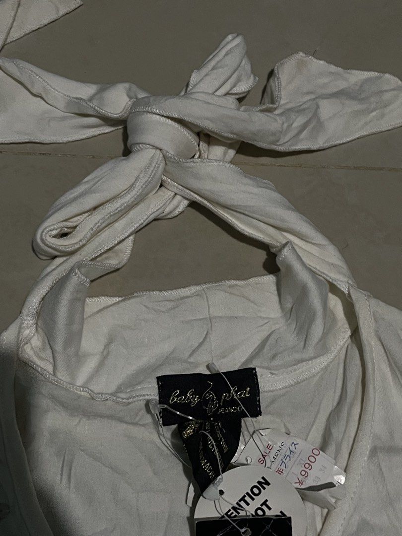 BABY PHAT HALTER NECK TOP (Category: Others Tops) located in Cagayan de Oro. Submitted by patrickjam03829 (Listing ID 1465921491, Image 3). Description: GOOD CONDITION WITH BRAND NEW HANTAGS size xs to small.