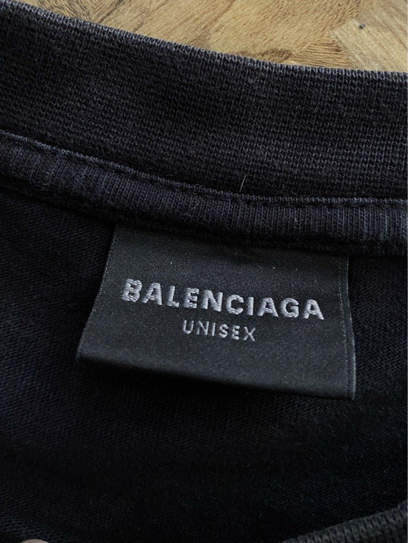 Balenciaga (Category: Tshirts & Polo Shirts ) located in Davao. Submitted by workmensph (Listing ID 1465780255, Image 3). Description: Size XL 23.5” x 30.5” Very Good Condition washable stain.