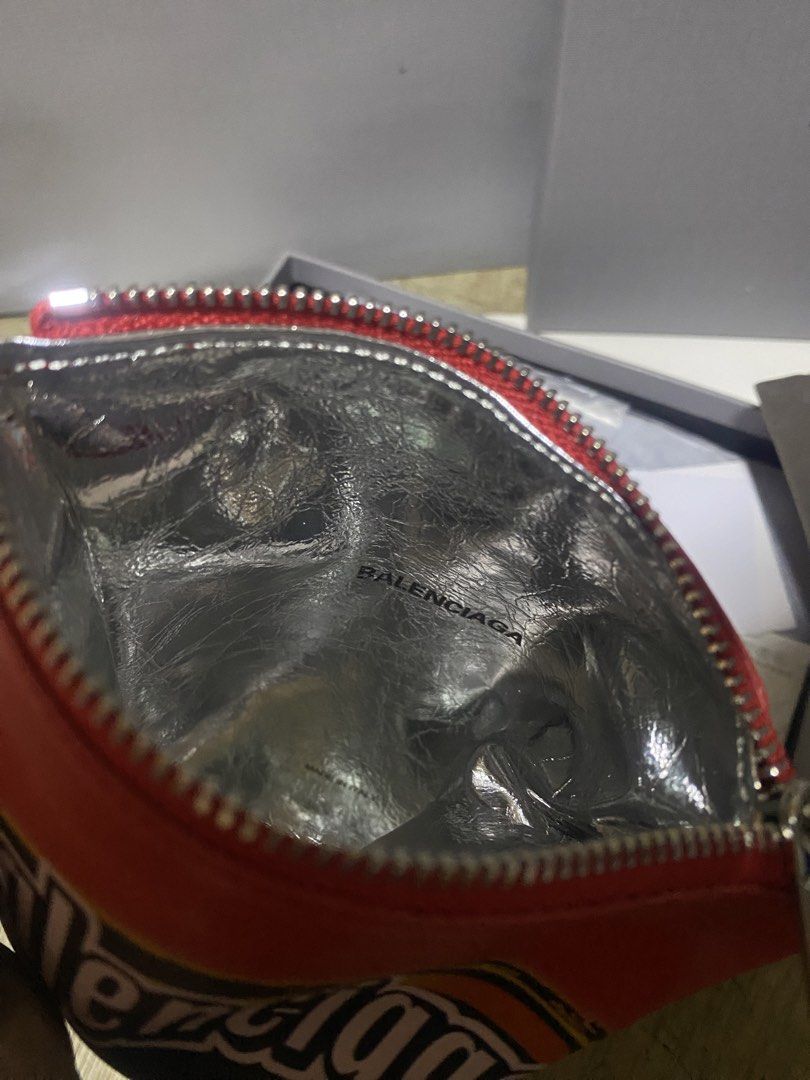 Balenciaga Chili Chips Pouch Bag (Category: Luxury Bags & Wallets) located in Manila. Submitted by itachi1997 (Listing ID 1465869029, Image 2). Description: Complete Box Papers Dust Bag & paper Bag.