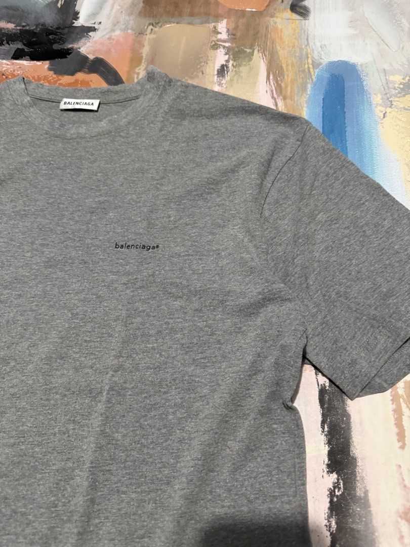 Balenciaga tshirt (Category: Tshirts & Polo Shirts ) located in Las Pinas. Submitted by thrftmnl. (Listing ID 1465896213, Image 3). Description: Balenciaga Size: Large-XL Dimes Width: 23 Length: 28.5 Issue: none.