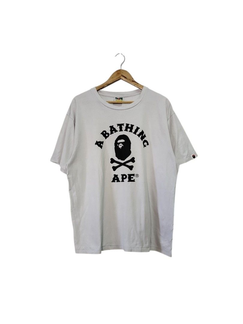 BAPE PIRATE CAPTAIN COLLEGE TEE (Category: Tshirts & Polo Shirts ) located in Bayombong. Submitted by Gentlemans_ClosEt (Listing ID 1465794984, Image 1). Description: BAPE PIRATE CAPTAIN COLLEGE TEE SIZE XLARGE DIMES: W23 X L29 EXCELLENT CONDITION NO ISSUES.