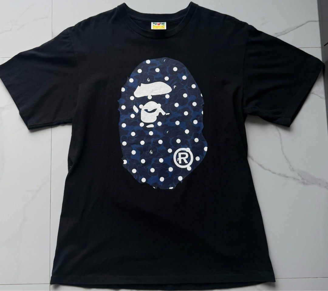 Bape polkadot abc design mirror (Category: Activewear) located in Manila. Submitted by jacob05_713 (Listing ID 1465924966, Image 1). Description: Bape polkadot abc design Size xl Authenthic No issue 2600.