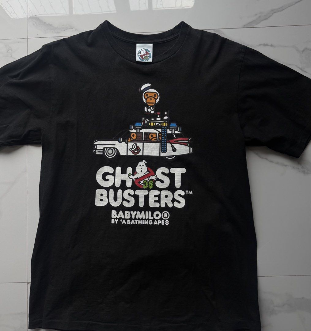 Bape x ghost buster (Category: Activewear) located in Manila. Submitted by jacob05_713 (Listing ID 1465921885, Image 1). Description: Bape x ghost buster Flawless print Authenthic Large Issue jobus 2500 ship.
