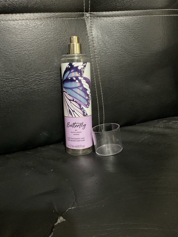 Bath & Body Works - Butterfly (Category: Fragrance & Deodorants) located in Manila. Submitted by avyshelf (Listing ID 1465792565, Image 2). Description: Bath & Body Works Perfume - Butterfly 📍Sampaloc, Manila Payment via: gcash and paymaya MOD: jnt or lalamove Kindly message me to inquire! ☺️.