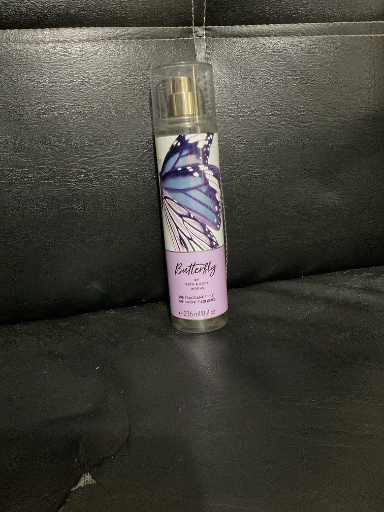 Bath & Body Works - Butterfly (Category: Fragrance & Deodorants) located in Manila. Submitted by avyshelf (Listing ID 1465792565, Image 1). Description: Bath & Body Works Perfume - Butterfly 📍Sampaloc, Manila Payment via: gcash and paymaya MOD: jnt or lalamove Kindly message me to inquire! ☺️.