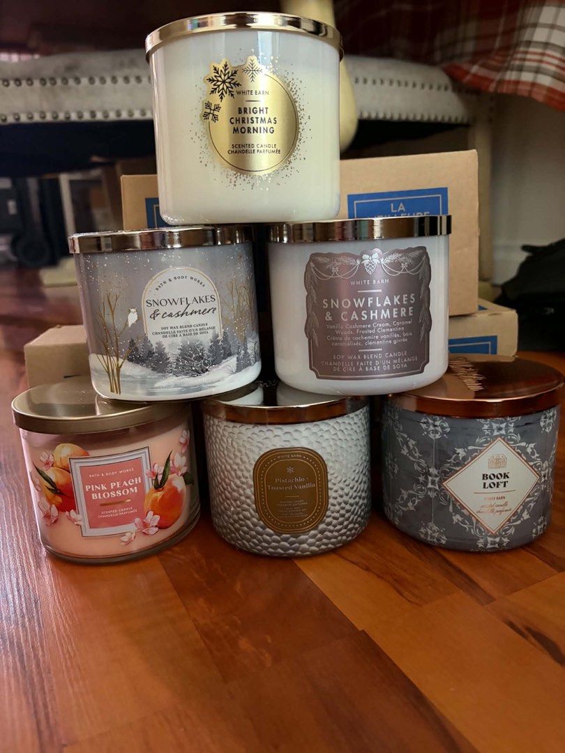 Bath and Body Works 3 Wick Candles (Category: Home Fragrance) located in Manila. Submitted by 28pandas (Listing ID 1465790140, Image 2). Description: All authentic from Canada. Comes with box. Pls message to check availability. Lalamove only…sf to be shouldered by buyers. .