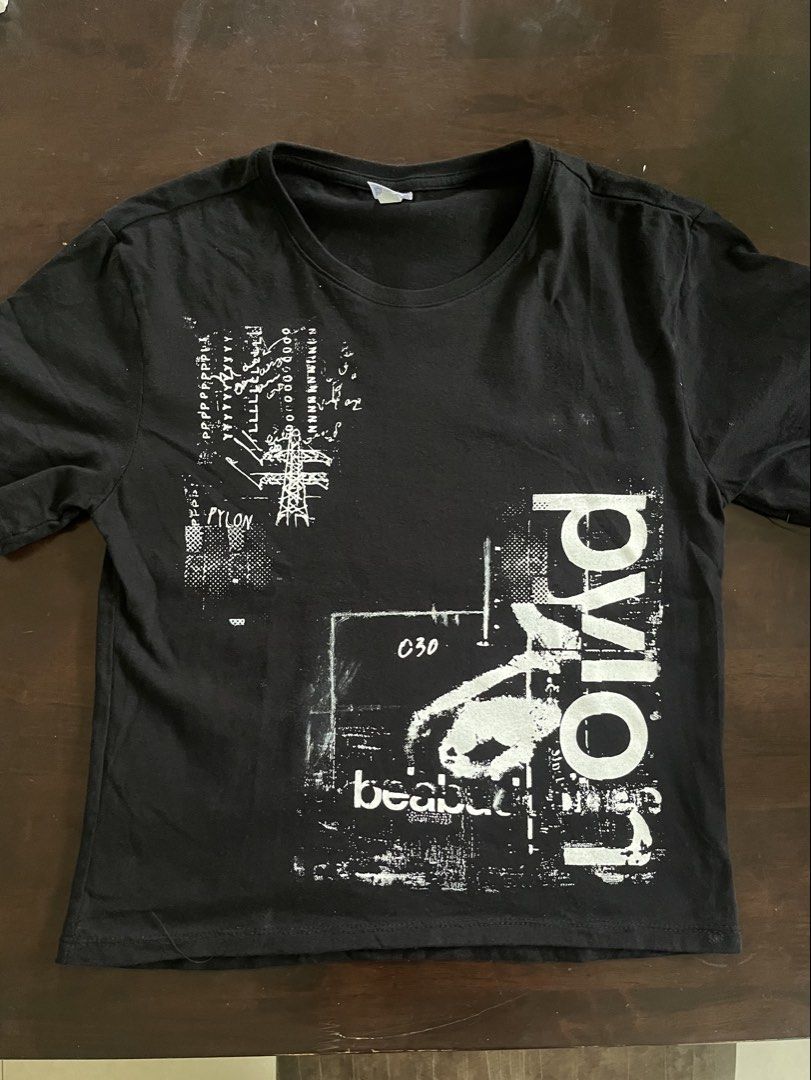 beabadoobee 1of1 custom pylon shirt (Category: Shirts) located in General Trias. Submitted by ilovenumetal (Listing ID 1465934985, Image 1). Description: made this distressed graphic tee for bea’s new album. graphic made by me and screenprinted this. no AI used and no to fast fashion! size xs #grunge #alt.