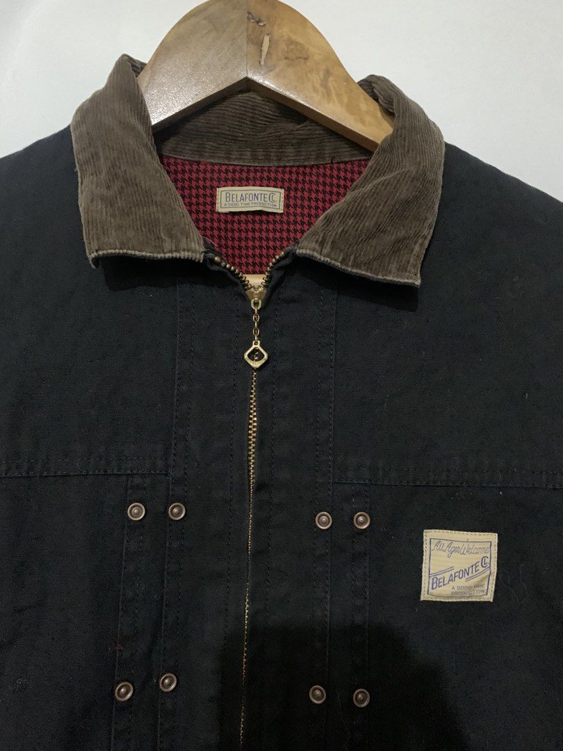 Belafonte Ragtime Canvas Zip-Up Jacket (Category: Coats, Jackets and Outerwear) located in Bulacan. Submitted by ridersthrift_ph (Listing ID 1465878841, Image 2). Description: Belafonte Ragtime Canvas Zip-Up Jacket Size Medium Measurement Width - 21.5 inches Length - 24.5 inches Shoulder - 17.75 inches Sleeves - 23 inches No Flaw Check flicks for details Price: 7,499php + Shipping fee Gcash Payment Bulacan, Sta. Maria 📍.
